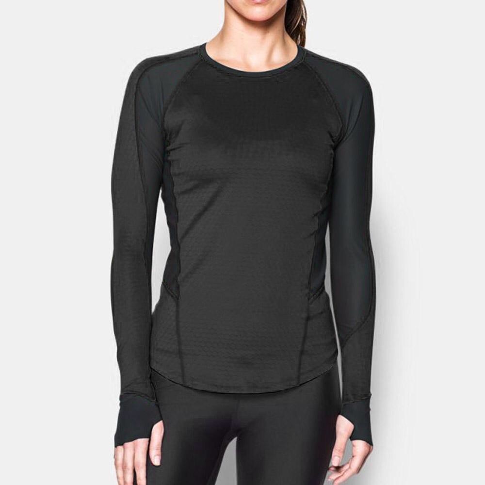 UA Cold Gear Running Shirt with Thumb Holes